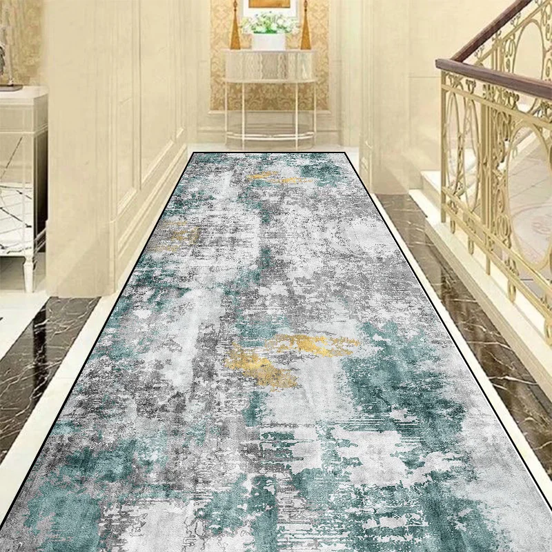 Abstract Style Corridor Carpet Anti Slip Corridor Modern Carpet Runner Rug Washable Entryway Runners Mat Passageway Mats Lobby