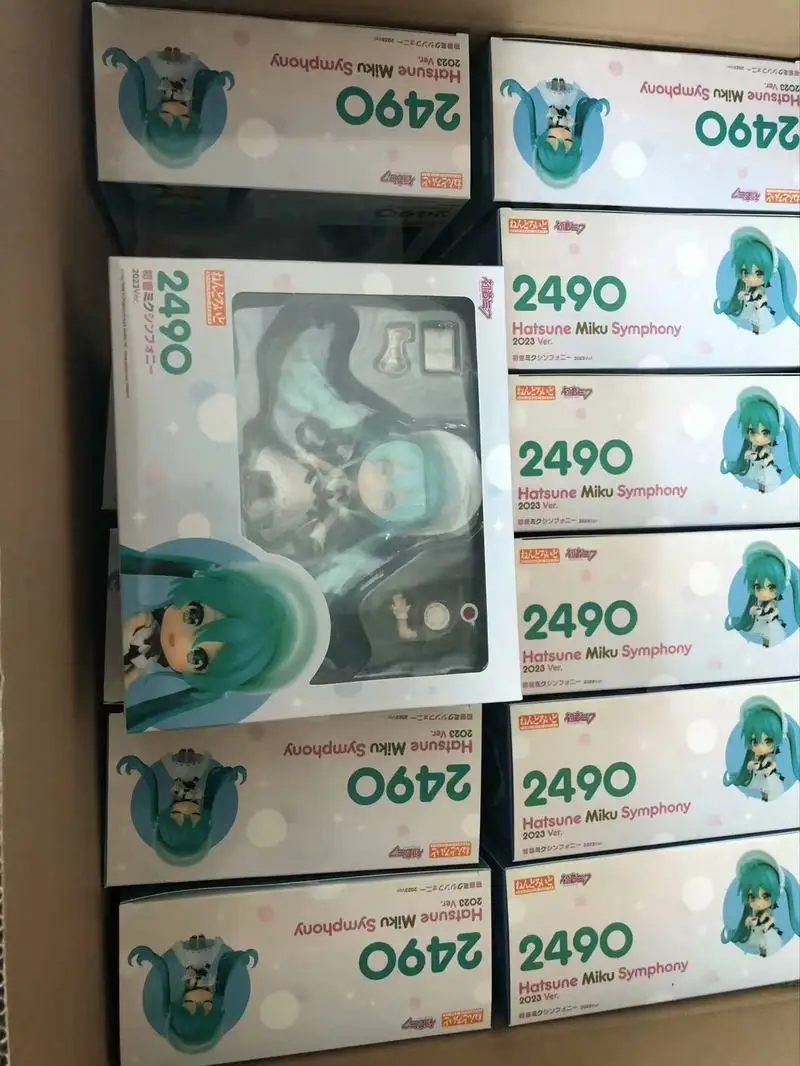 

In Stock Gsc Clay Man 2490 Action Figure Hatsune Miku Symphony Q-Version Joint Moving Pendant Model Decoration Children Toy Gift