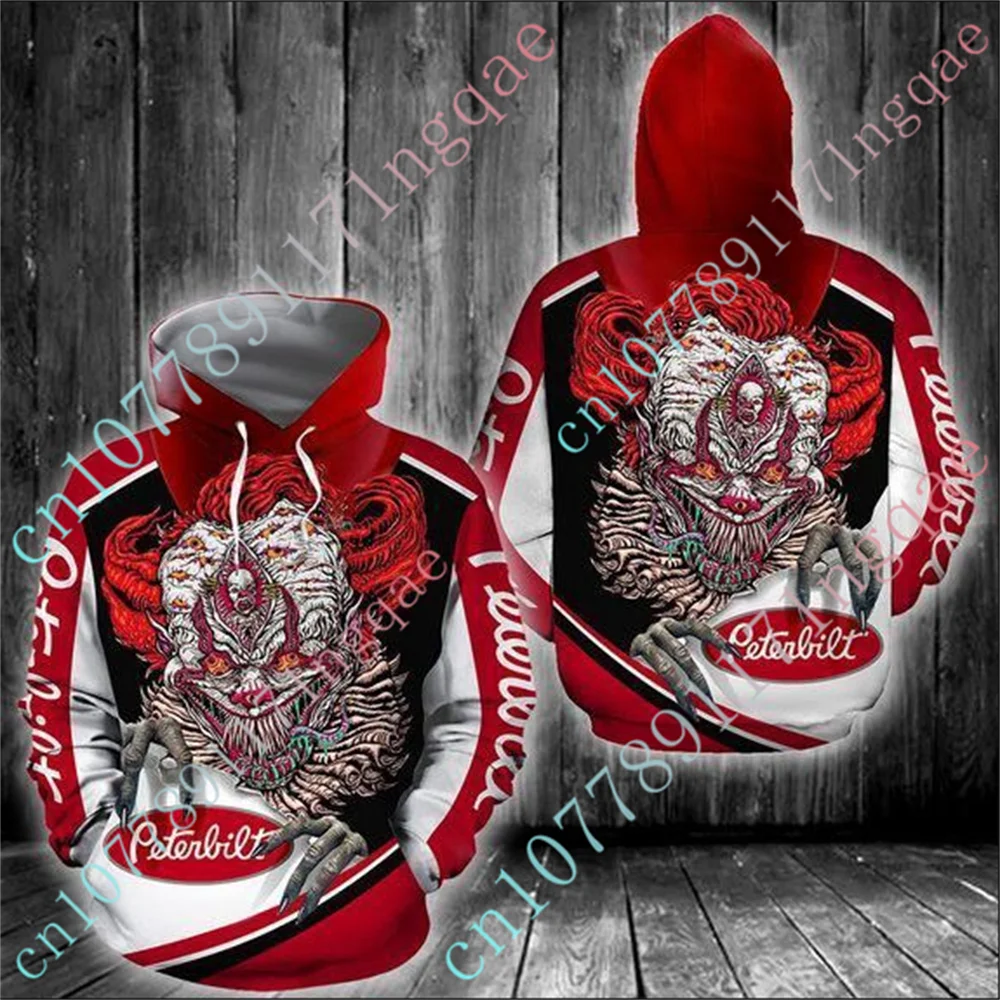 

Peterbilt Clothing Casual Hoodies For Men Women Anime Sweatshirt Harajuku Pullover Top Unisex Oversize Zip Hoodies Custom Logo