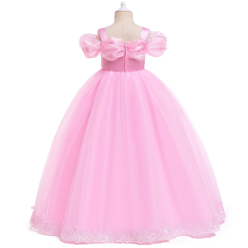 Cinderella Princess Dress Fashion Cosplay Costume Girl Dress Birthday Party Costume for Halloween Christmas Baby Girl Dress