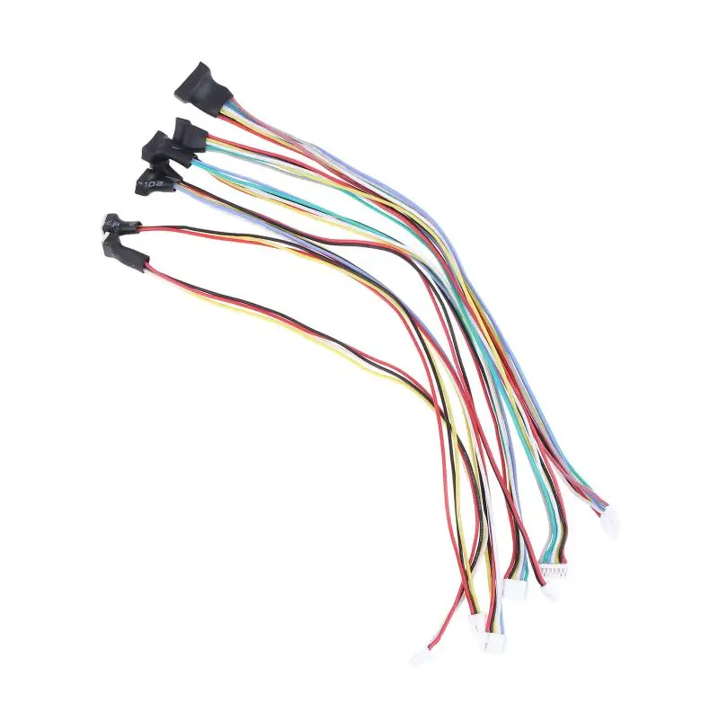 5Pcs GH1.25 Wt Latch 20cm Female Male Extension 26AWG Silicon Cable JST GHR-15V-S SSHL-002T-P0.2 Crimp 2-8P High Temp Resis Wire