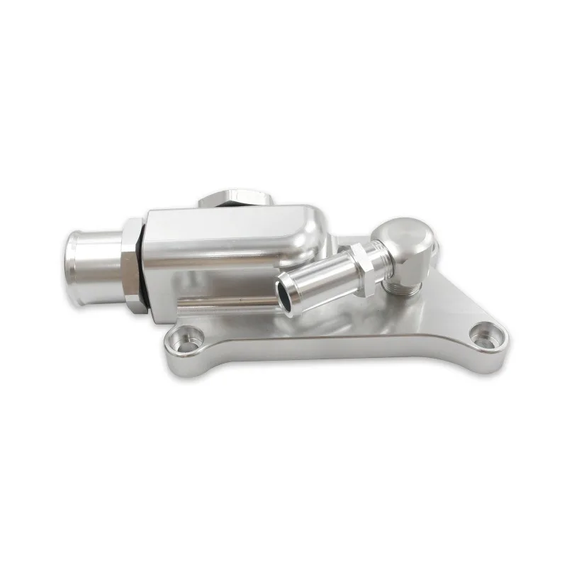 Universal Straight Inlet Upper Coolant Housing Durable Aluminum Alloy Engine Cooling System Protective Replacement Accessory