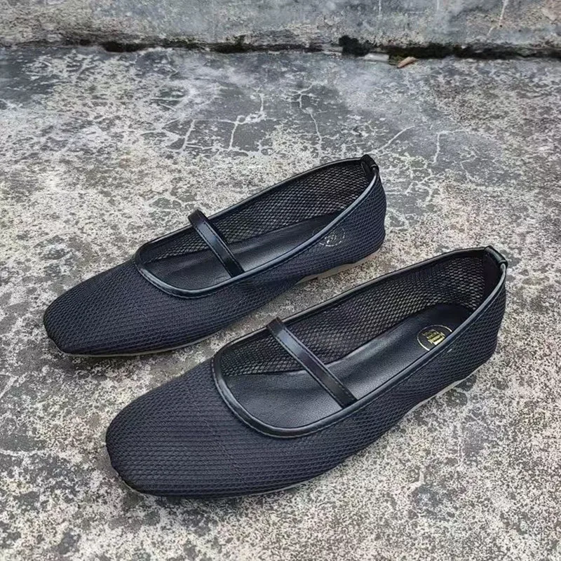 

Fashionable leopard print flat women's shoes, breathable, deodorizing, soft-soled, durable and casual single shoes for summer