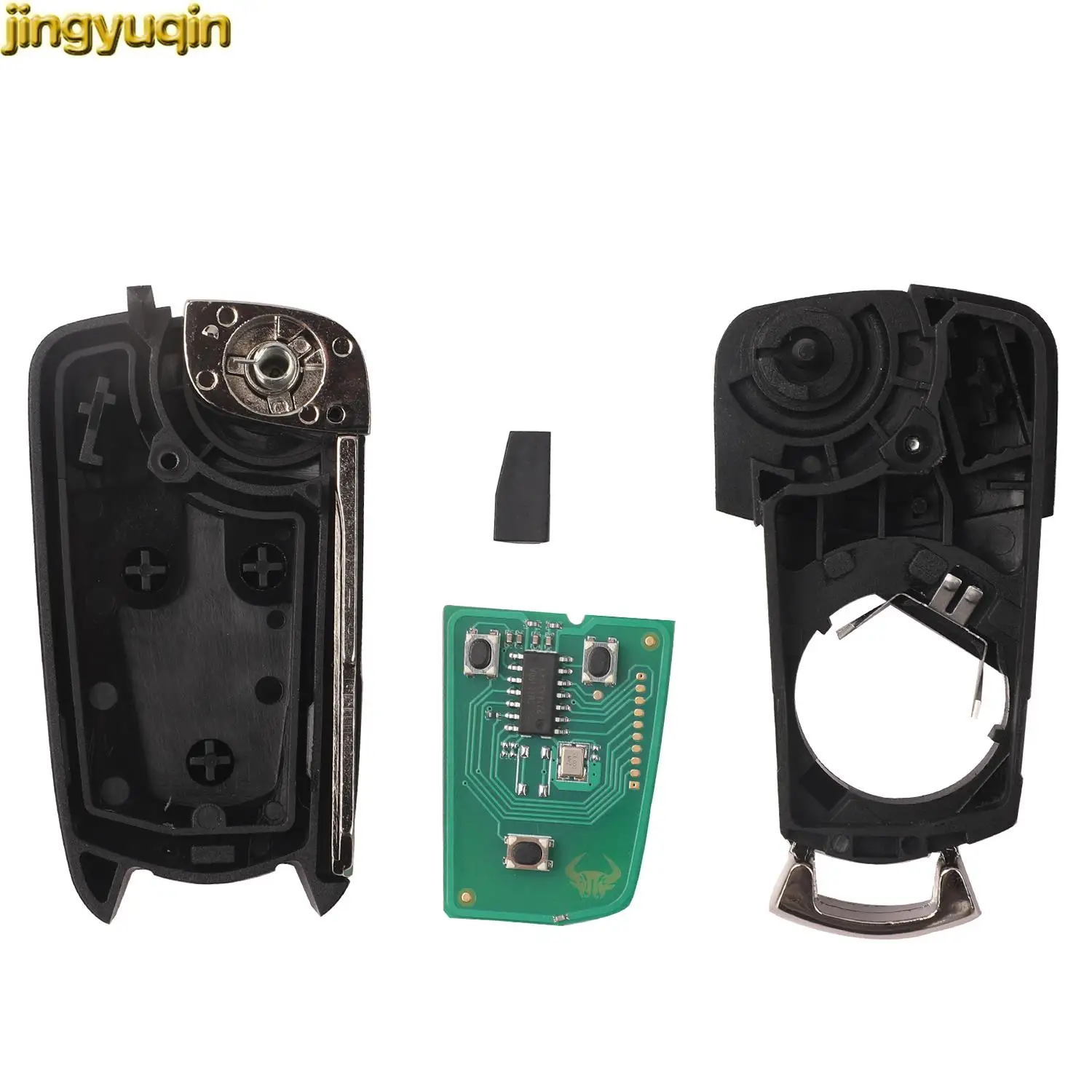 Jingyuqin 2/3 BTNS pilot z kluczykiem samochodowym 433Mhz poprosić Chip ID46 o Chevrolet Captiva Opel Antara ZAFIRA Holden GMC Terrain 2008-2015