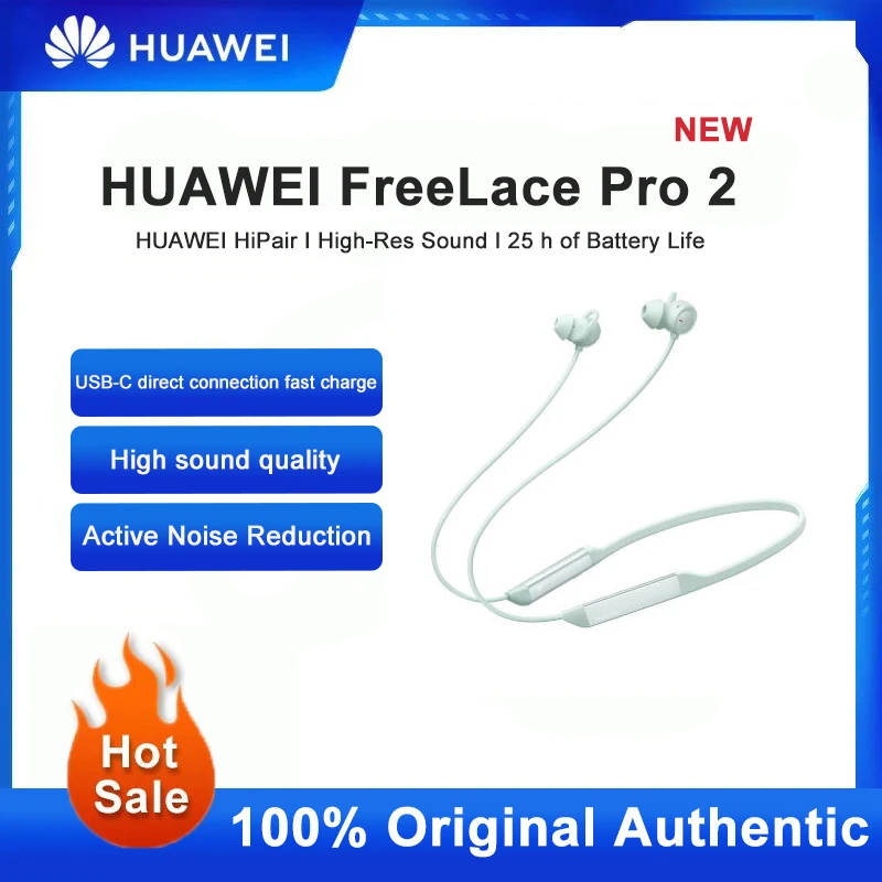 

HUAWEI New FreeLace Pro 2 Bluetooth Wireless Headset Neck-mounted High Sound Quality Long Endurance Active Noise Reduction