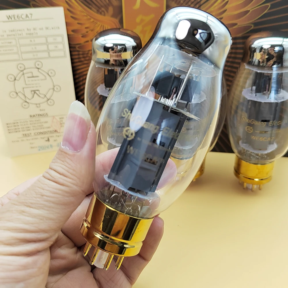 WE6CA7 Vacuum Tube Upgradat EL34 6L6 KT88 6P3P 6CA7 Electronic Tube Amplifier Kit Vintage Hifi Audio Valve Power Amplifier