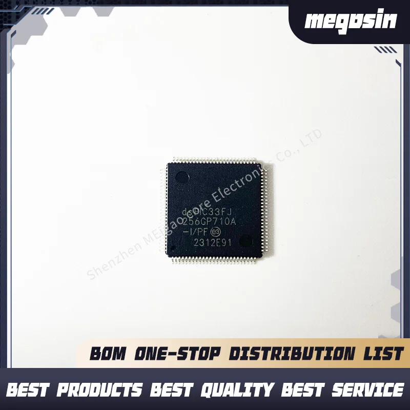 1pcs/lot DSPIC33FJ256GP710A-I/PF DSPIC33FJ256GP710A DSPIC33FJ 256GP710A QFP-100 Digital Signal Processor chip
