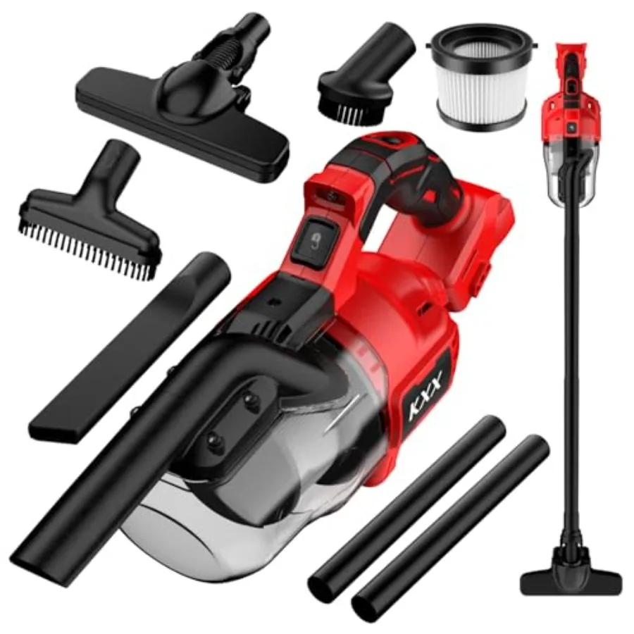 

Cordless Vacuum M18 Battery 5 in 1 Handheld Electric Vacuum Cleaner with 500W Powerful Motor 46 CFM Portable Hand Vacuum with F