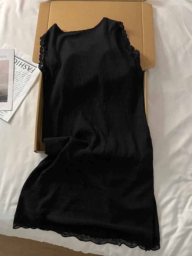 

Летний жилет из чистого хлопка Dr, женская ночная рубашка с милым цветочным принтом, домашняя одежда, удобные дышащие пижамы