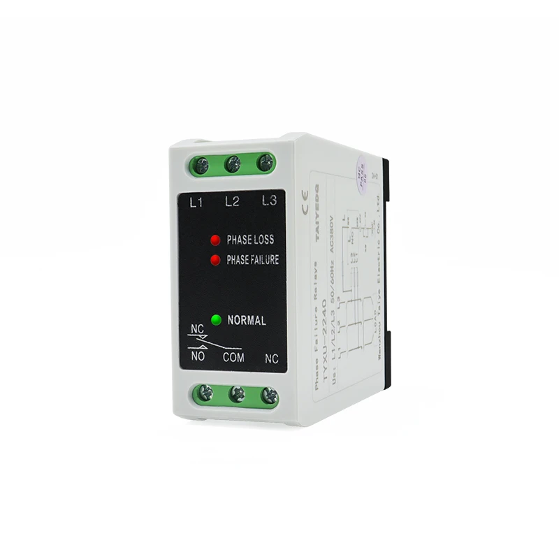 Phase Failure Phase Sequence Protection Relay AC380V  3 Phase Protection Protect Relay