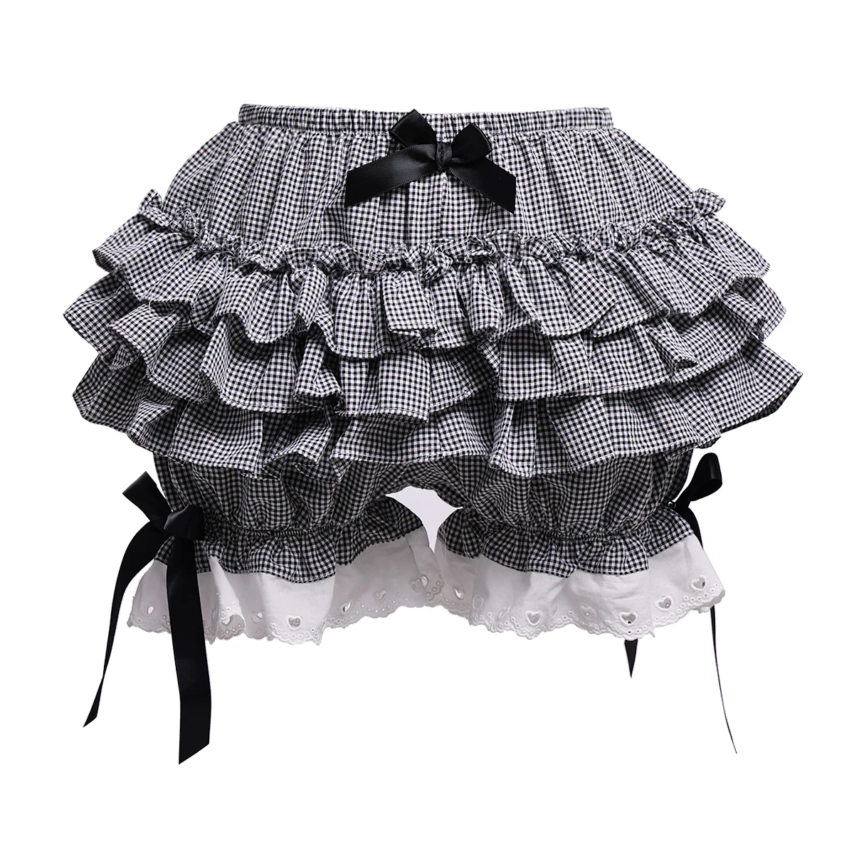 Lolita Maid Ruffle Shorts for Women Girls Cotton Pants Bloomers Kawaii Cute Safe Short Pants