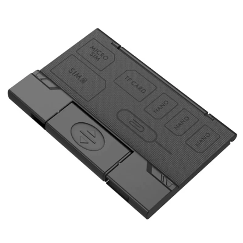 ABZZ-Microusb Type-C OTG USB لقارئ فلاش بطاقة الذاكرة SD TF لقارئ الهاتف وبطاقة SIM حقيبة للتخزين #3