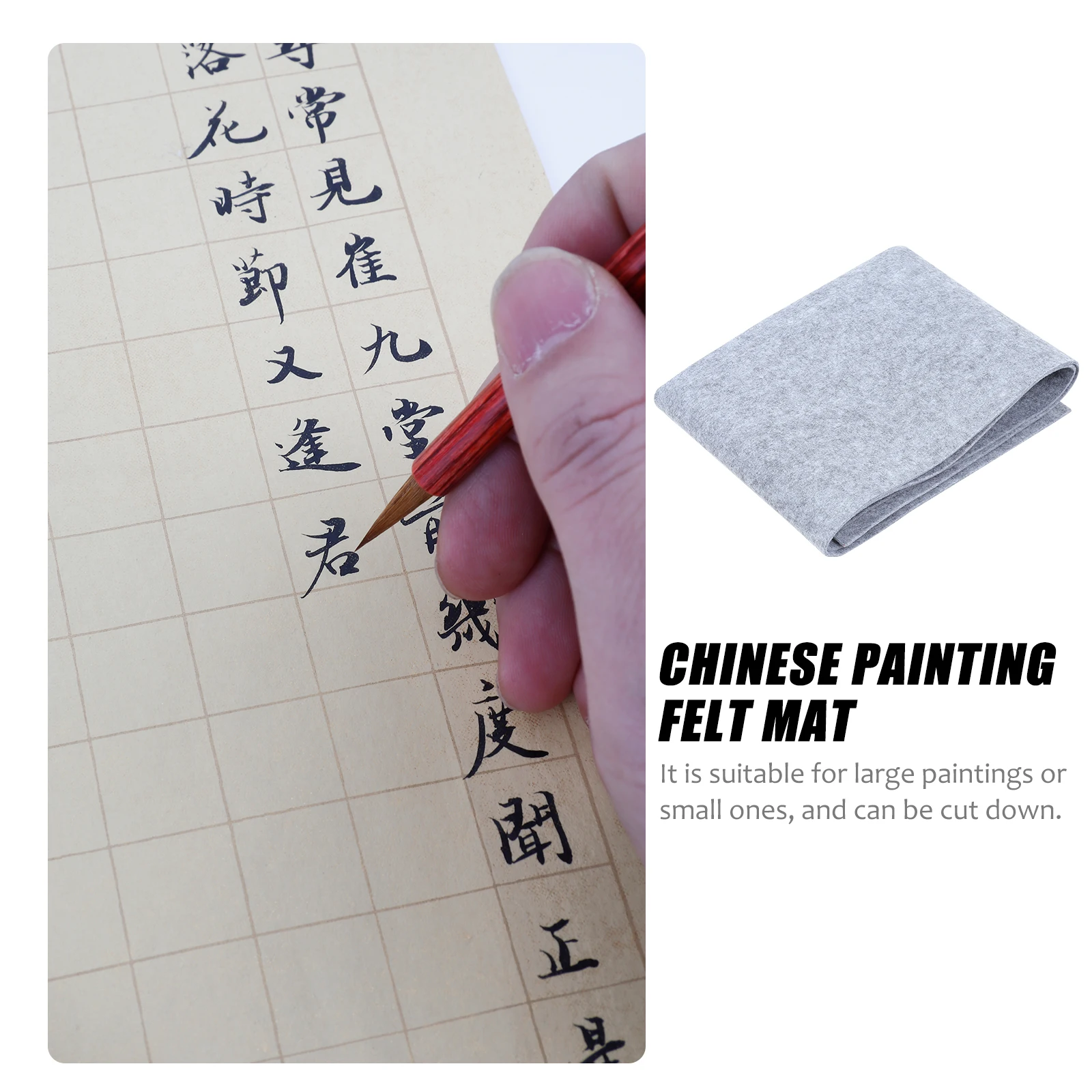 

Calligraphy Felt Pad Chinese Mat Desk Practicing Students Writing Mats Painting for Practice