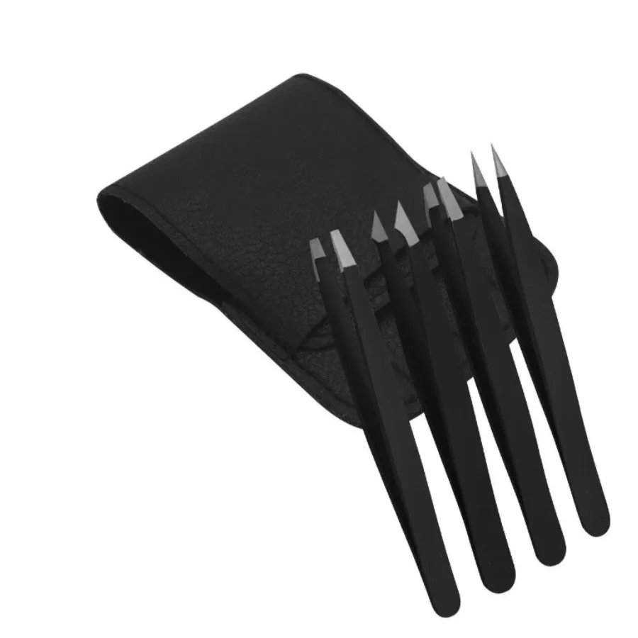 4pcs Set Professional Eyebrow Hair Removal Splinter Tweezers Set Perfect For Very Effortless and Relaxed to Remove