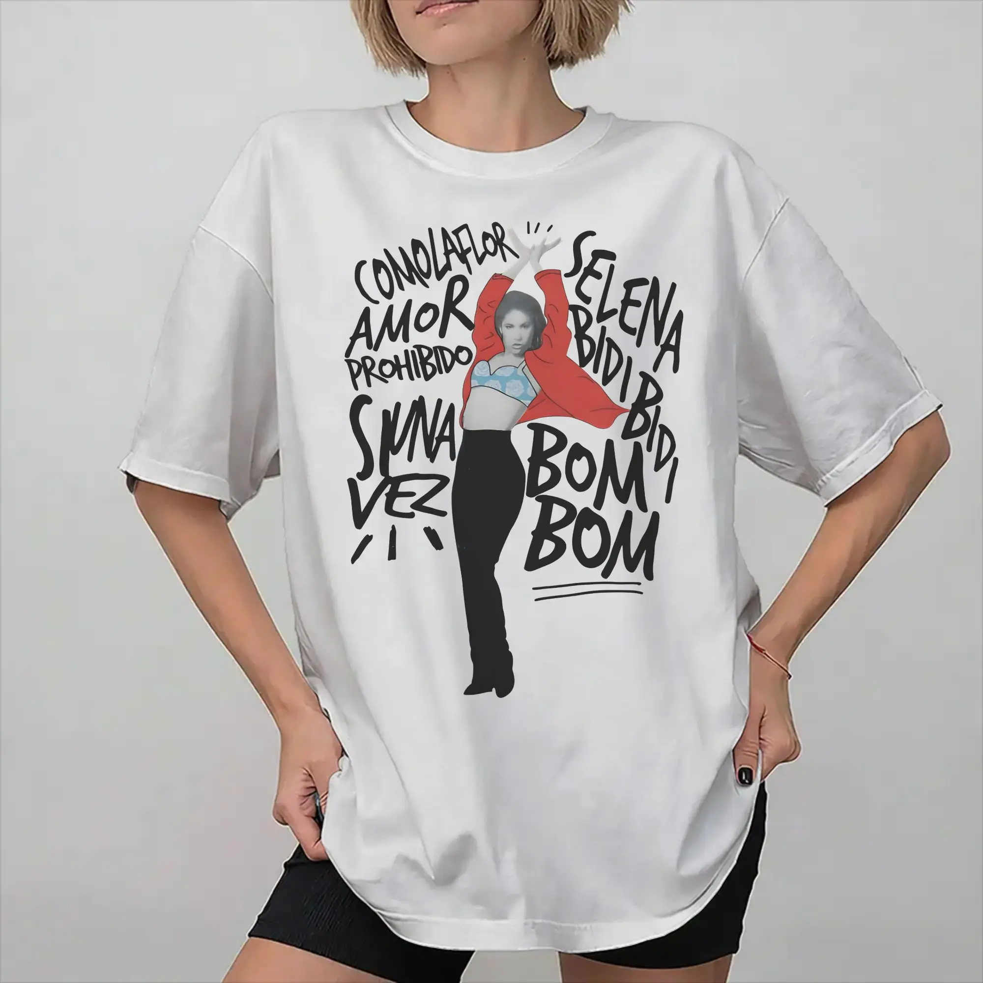 Men Women New Arrival My Body My Albums Selena Quintanilla T Shirt Tee Cotton  T-shirts Clothing