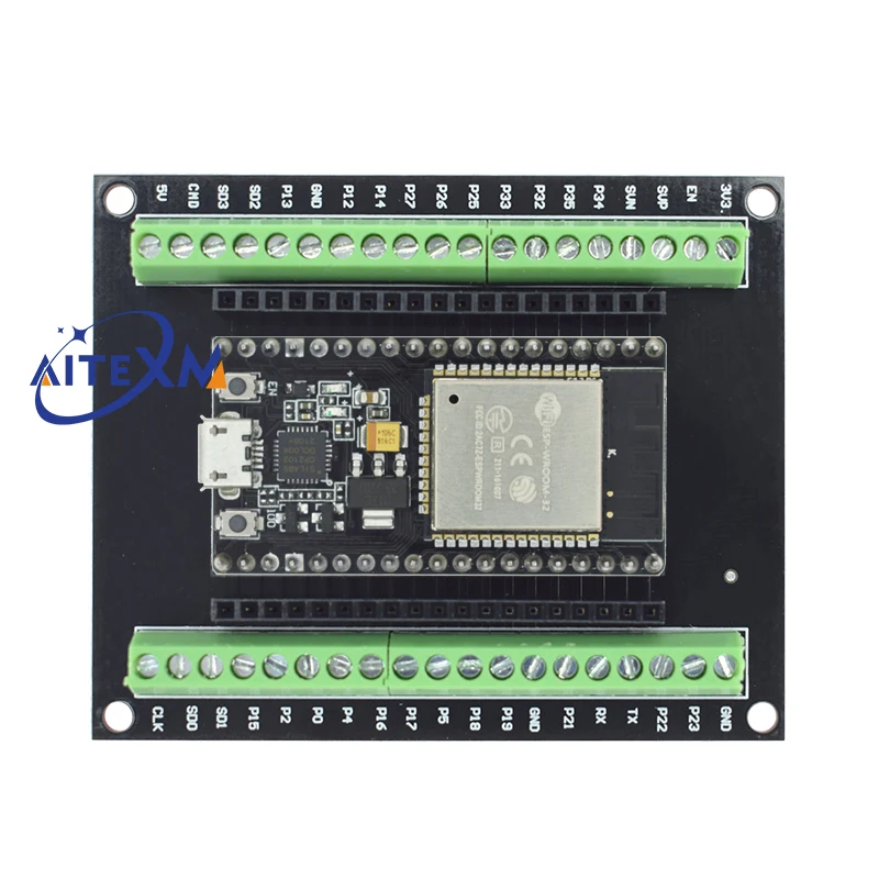 ESP32 Development Board ESP-32S NodeMCU-32S MICRO/TYPE-C Wireless Module WiFi+Bluetooth ESP-WROOM-32 IOT Expansion Board