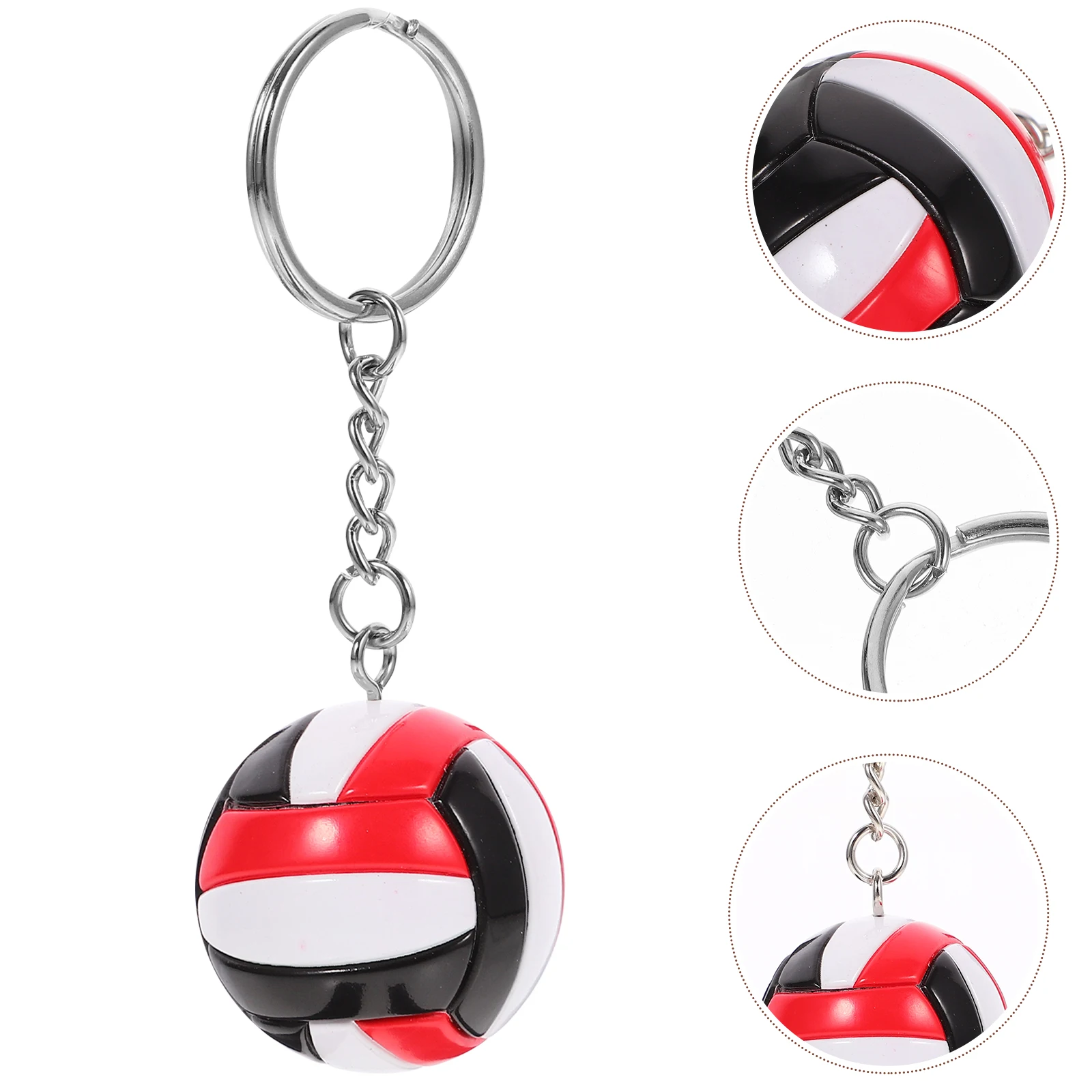 

Volleyball Keychain Pendant Sports Theme Bag Accessory Compact Portable Key Ring Ornament Multi-Function Decorative Keychains