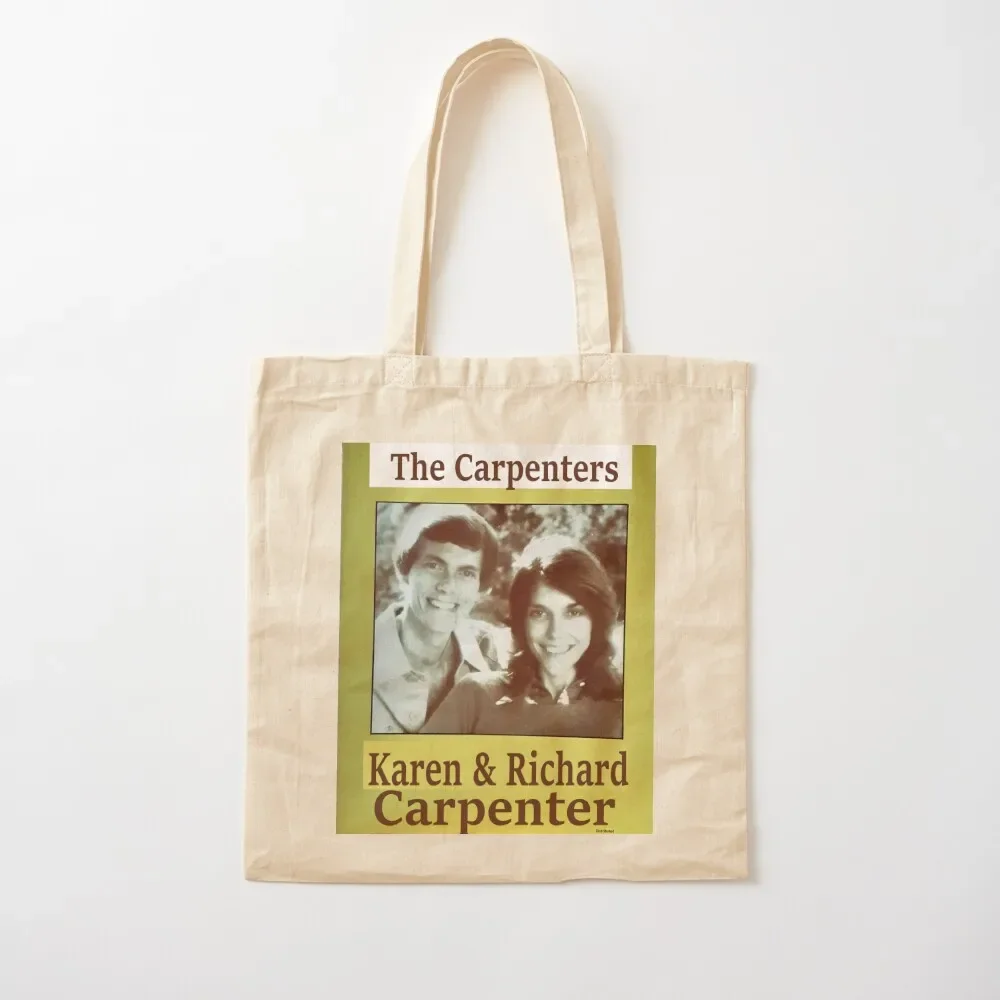 

The Carpenters,Karen & Richard Carpenter, Sheet Music, Karen, Richard Tote Bag cloth bag woman Women's handbag Tote Bag