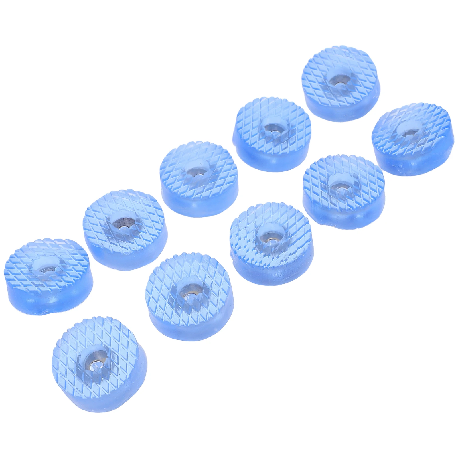 

10 Pcs Rubber Transparent Furniture Leg Pads Antislip Wear Resistant Floor Protectors Nonslip Chair Leg Pads Hardwood Sliders