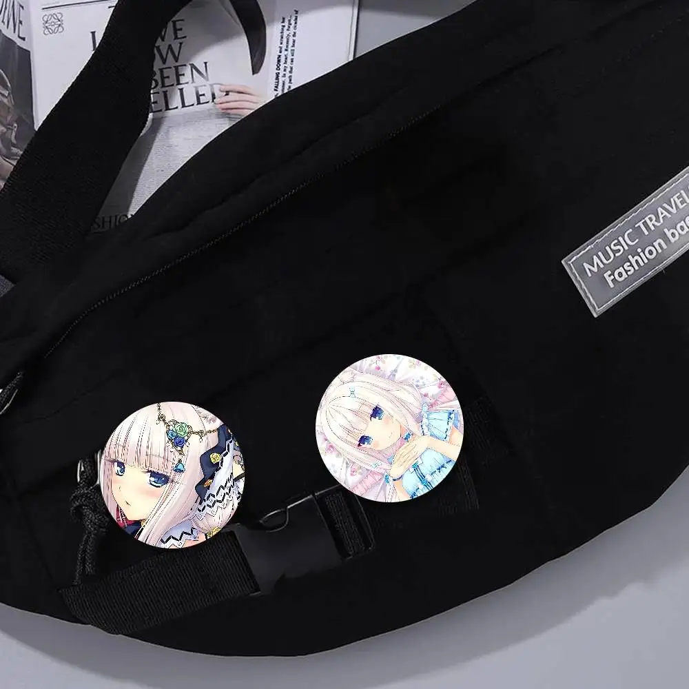 لعبة N-Nekopara-V-فانيليا شارات دبابيس التلبيب دبابيس قبعة دبابيس دبابيس الهدايا ديكور حقائب الظهر