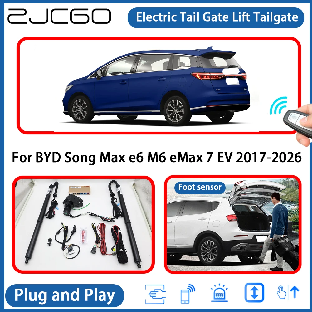 

for BYD Song Max e6 M6 eMax 7 EV 2017-2026 Automatic Powered Tailgate Power Liftgate Electric Tail Gate Lift Assisting System