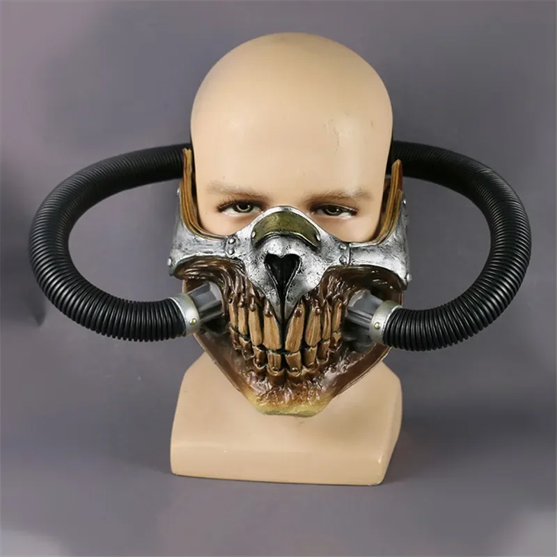 Movie Mad Max Mask Helmet Punk Mask Skeleton Mask Halloween Devil Props Cosplay PVC Accessory Mask