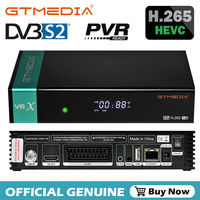 GTMEDIA V8X Satellite Receiver DVB-S/S2/S2X,HEVC H.265 Built-in 2.4G WIFI With CA Card Reader STB Support M3U/CCAM/IKS/MARS/ECAM