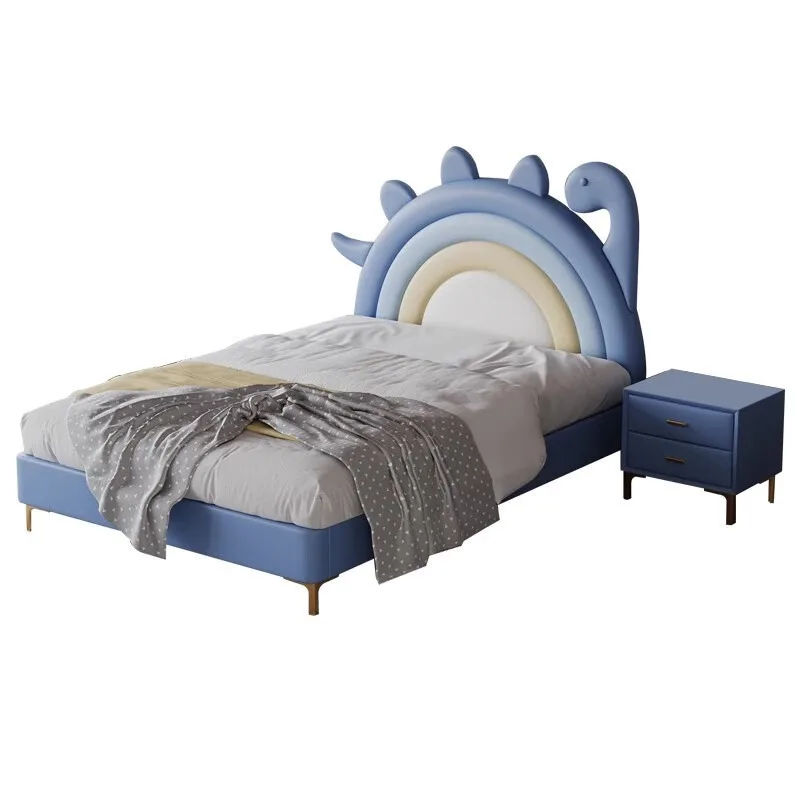 

Dinosaur bed suspended single meter bed with guardrail slide