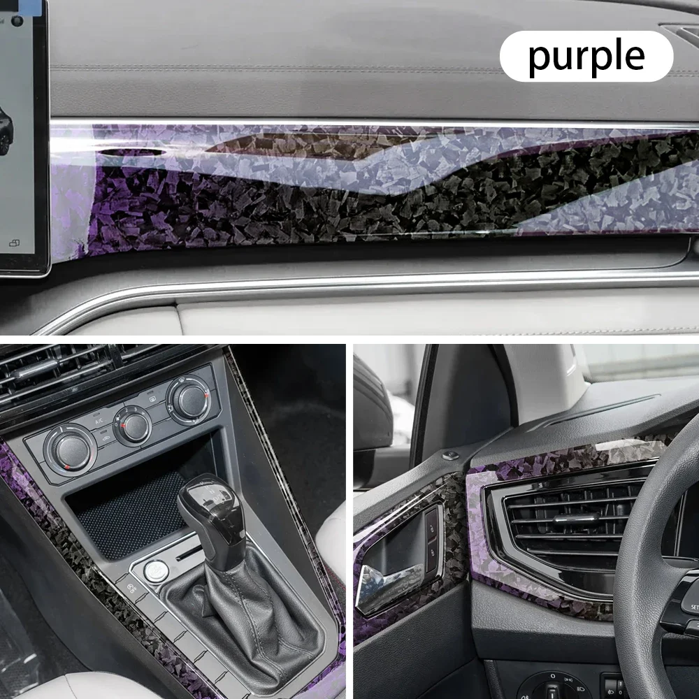 Kohlefaser-Aufkleber Wasserdichte Geschmiedete Carbonfolie Fahrzeugverkleidung Aufkleber Vinyl Auto-Folierung Motorrad-Aufkleber Zubehör – Detail 14