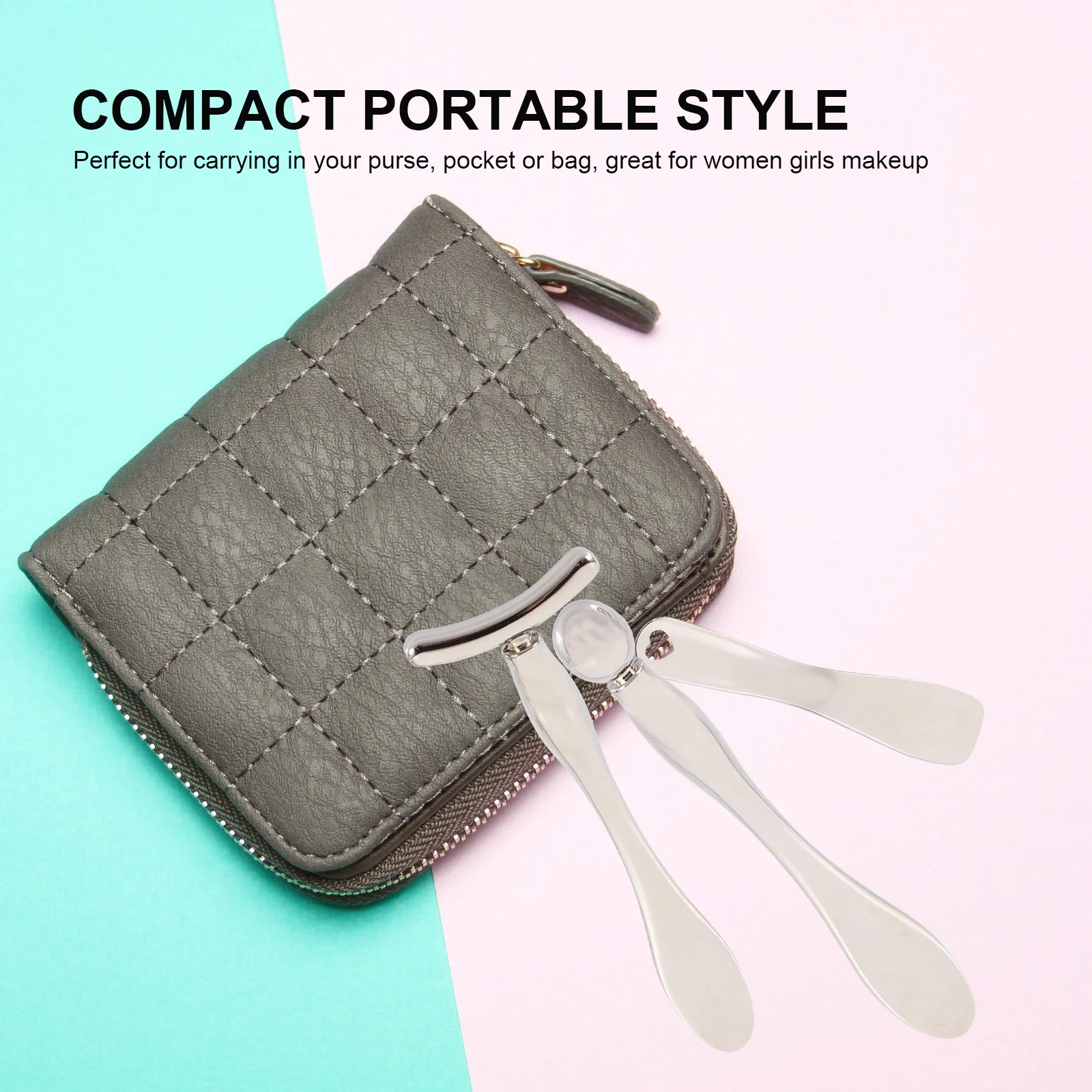 

3 шт., крем для глаз, металлический аппликатор, портативный инструмент для макияжа, ложка из цинкового сплава для лица для женщин и девочек, уход за кожей