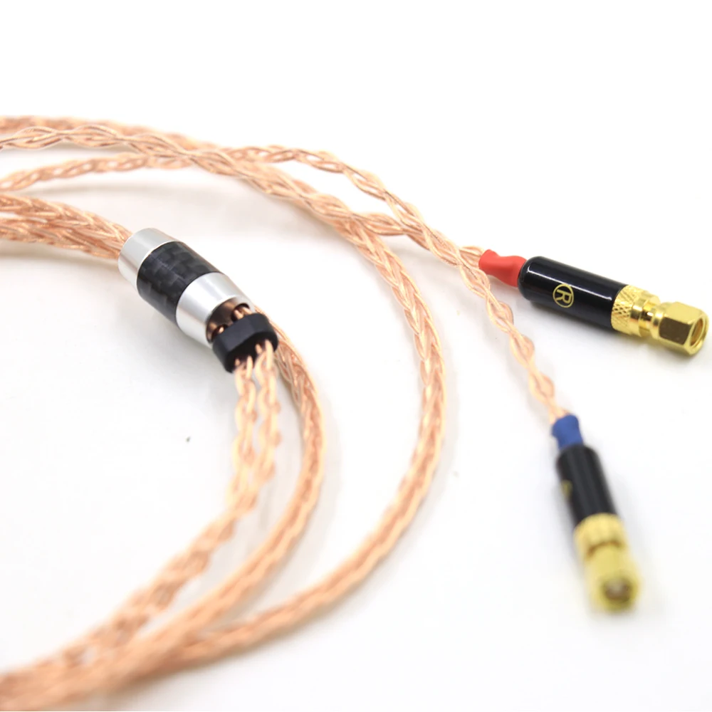 Haldane 7N OCC Single Crystal Pure Copper Headphone Upgrade Replace Cable For (Screw) Hifiman HE6 HE5 HE400 HE500 HE600 HE300