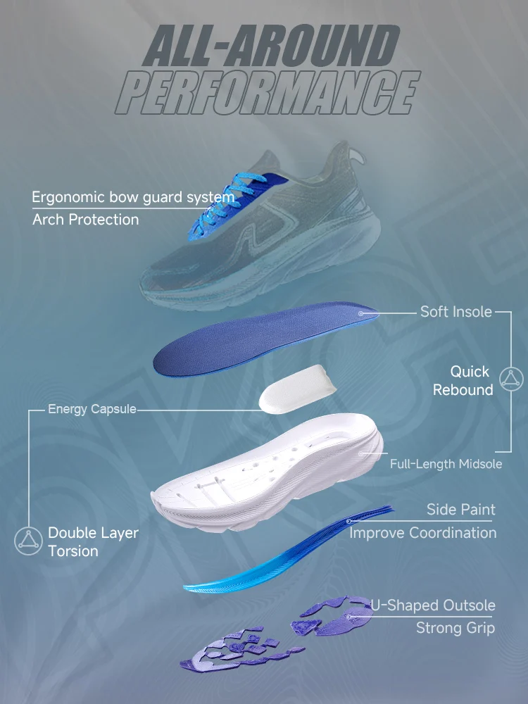 IRUNSVAN hommes chaussures de Marathon professionnel hommes baskets mode Sport course athlétique Tennis chaussures de marche garçon chaussures fille chaussures