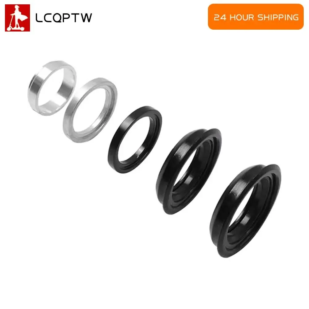 

5 шт. новый набор гарнитур с рулевым подшипником для Ninebot MAX G30 G30D, чаша для электрического скутера, алюминиевые подшипники, кольцо, марганцевая сталь, часть