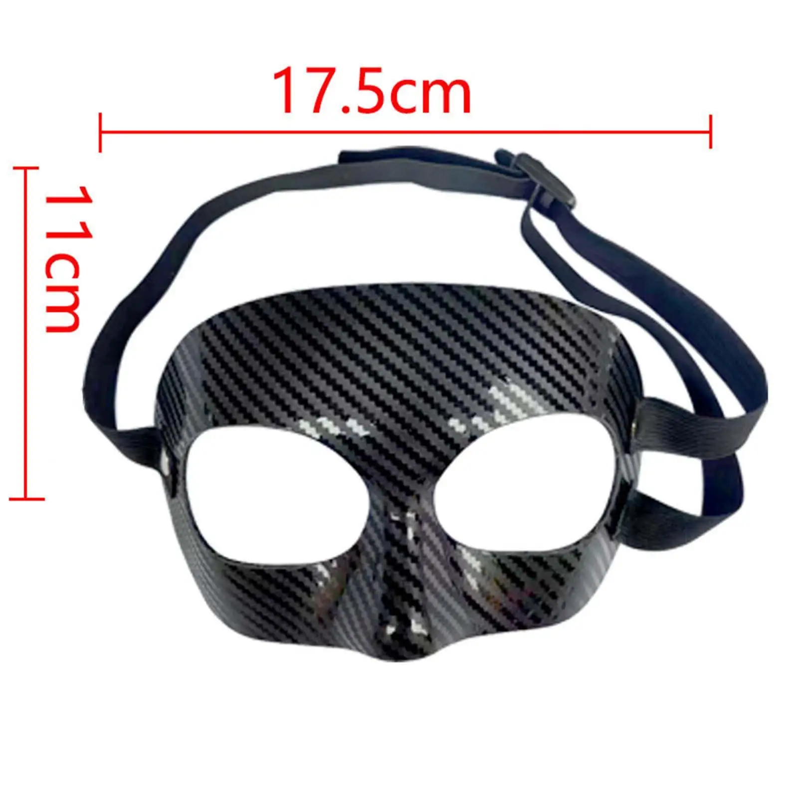 Basketball Mask Durable Men Women Adjustable Elastic Strap Nose Guard Shield Nose Protector Football Mask Face Nose Guard