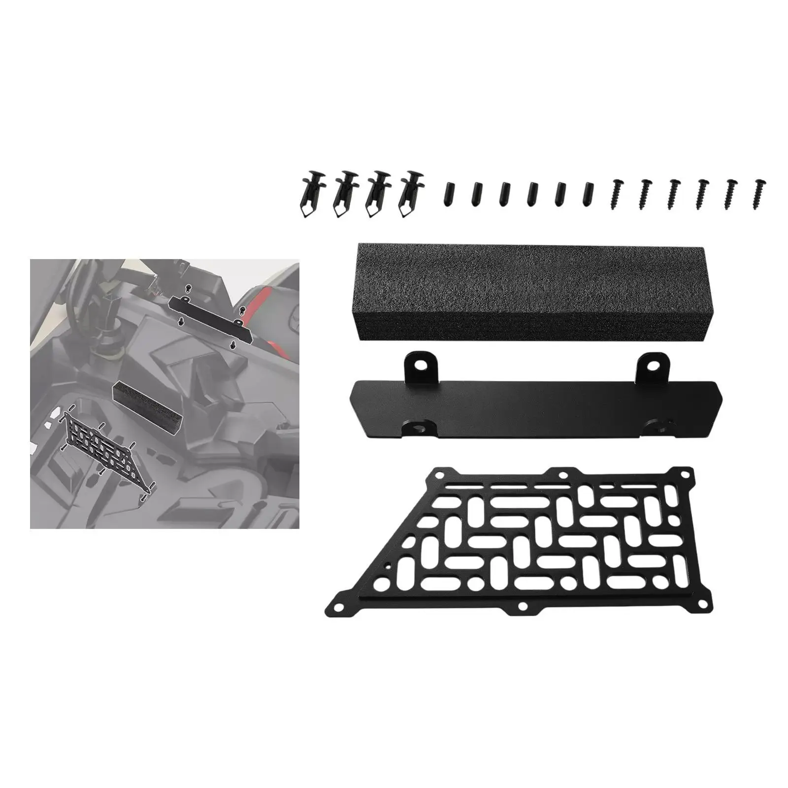 

Air Clutch Intake Relocation Kit Auto Accessories Noise Reduction Kit Easy Installation for Can-am Maverick x3 R Rr Xrc Xrs