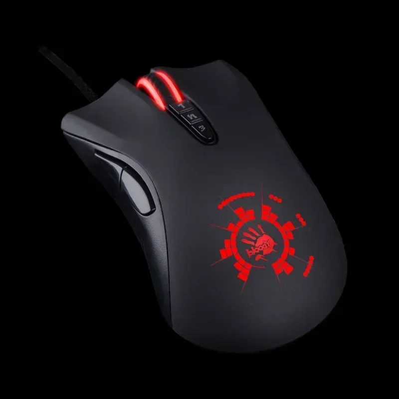 Imagem -03 - Sangrento A91 Wired Gaming Mouse Instantâneo com um Clique Macro Drive Motor Óptico E-sports Leves Pubg Csgo Mouse Personalizado para pc A4tech