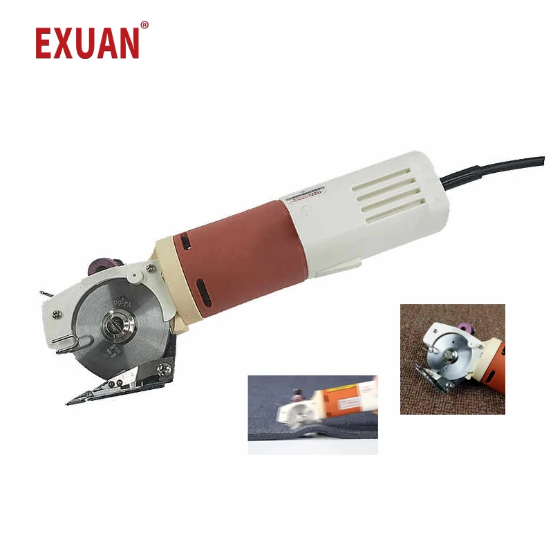 Electric Scissors Cutting Cloth Machine Round Knife Cloth Cutter 65mm Rotary Blade For Cloth Fabric Leather Cutting Machine