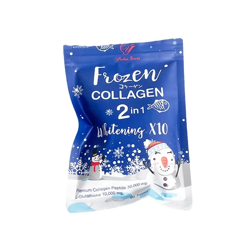 1 bottle Frozen collagen 2-in-1 capsules regulate hormone levels in the body evenly brighten skin tone promote growth