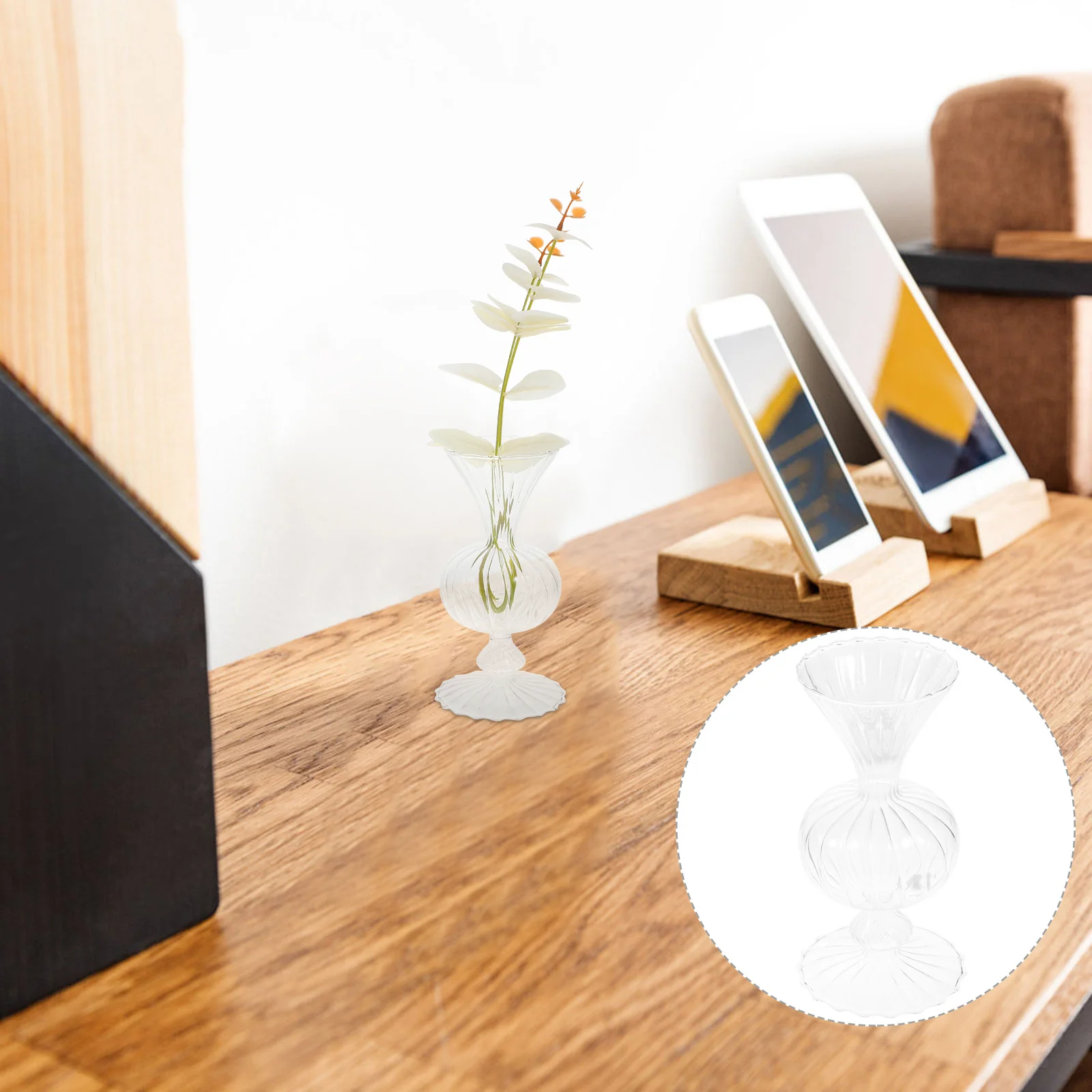 

Colored Glass Vase Creative Thick Bottom Flower Bottle Decorative Unique Home Ornament Glass Vase Flower Bottle