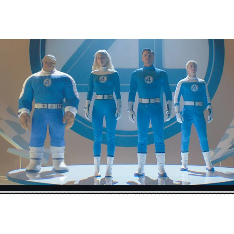 DY20Movie رائعة أربع خطوات الأولى تأثيري بذلة خارقة مستر رائع 4 زي حفلة Zentai البدلة ارتداءها لجوء