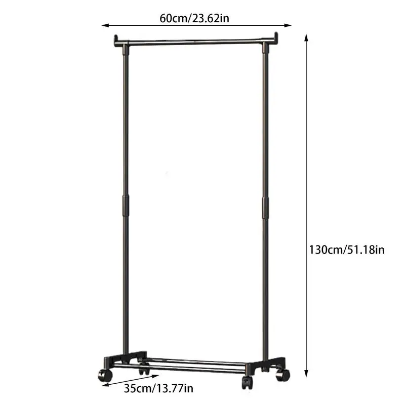 رفوف للملابس سترة الوقوف مع عجلات توفير المساحة الملابس الأحذية المنظمون الوقوف لغرفة النوم شرفة مدخل الحضانة النوم