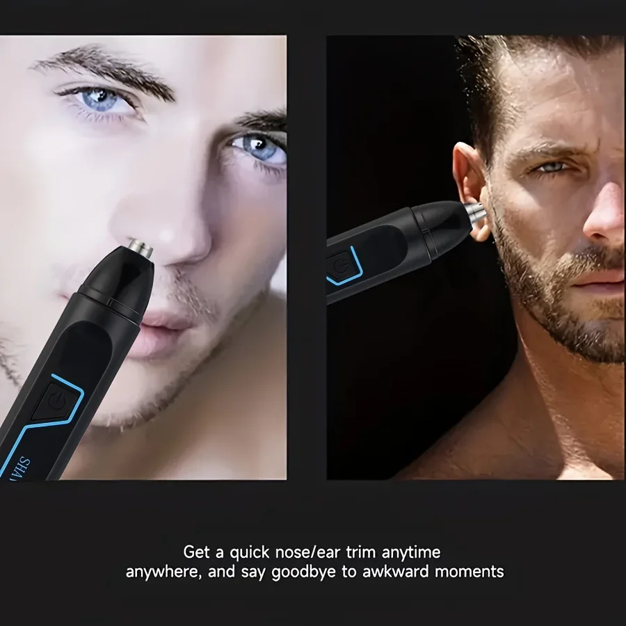 3-in-1 Men's Multifunctional Electric Nose Hair Trimmer, Ear Hair Trimmer, Eyebrow Trimmer,Electric Shaver,USBтример для мужчин