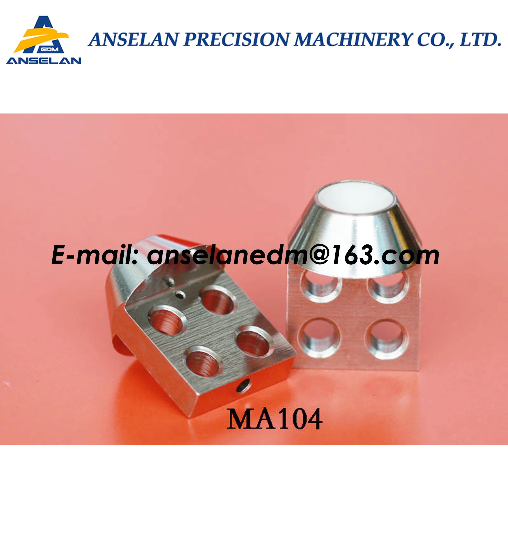 Wire Guide (0.21mm) 20EC090A204, Lower Diamond Round Guide for Makino W32FB,W53FB,DUO43,DUO64 wire cut machine. edm spare parts