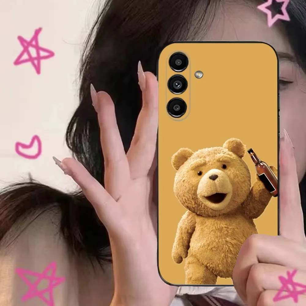 Teddy Bear Movie Ted  Phone Case For Samsung S24,S21,S22,S23,S30,Ultra,S20,Plus,Fe,Lite,Note,10,9,5G Black Soft Cover