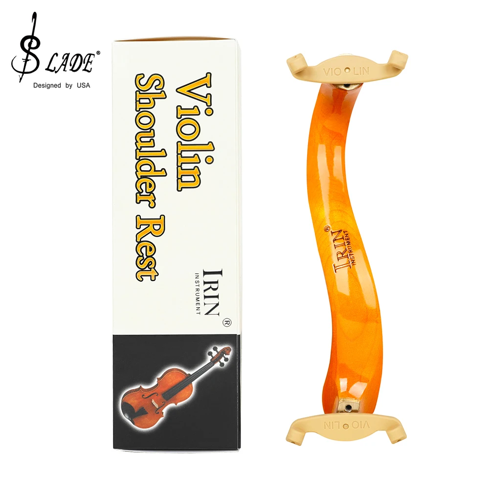 IRIN 4/4 الكمان الكتف الراحة الأسود القيقب لينة الكتف الراحة وسادة دعم أجزاء للكمان الصوتي وملحقاتها #3