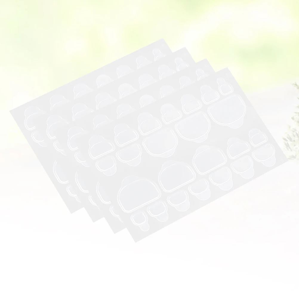 

Transparent Nail Tips Double Sided Glue Stickers Strong Adhesive Non Toxic Fake Toe Nails Manicure Tool For Home