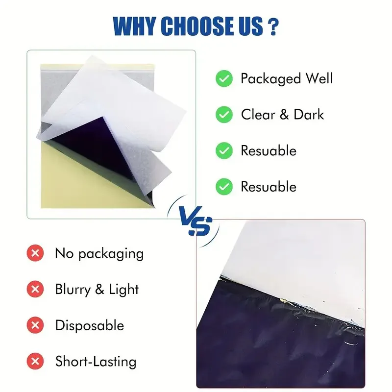 A4 Tattoo Printer Paper for Tattoo Artist or Artist Tattoo Transfer Paper