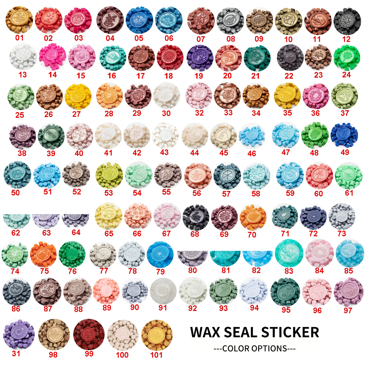 200 szt. Personalizowane nakle – Wax Seal Stamp Set recenzja i cena