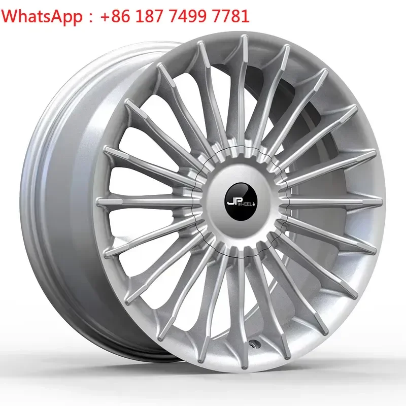 Aftermarket T6061-T6 Alloy Wheels for 320LI Silver 18x8.5 Inch Car Rims 5x120 Multi Spoke Forged Aluminum Wheels Hub