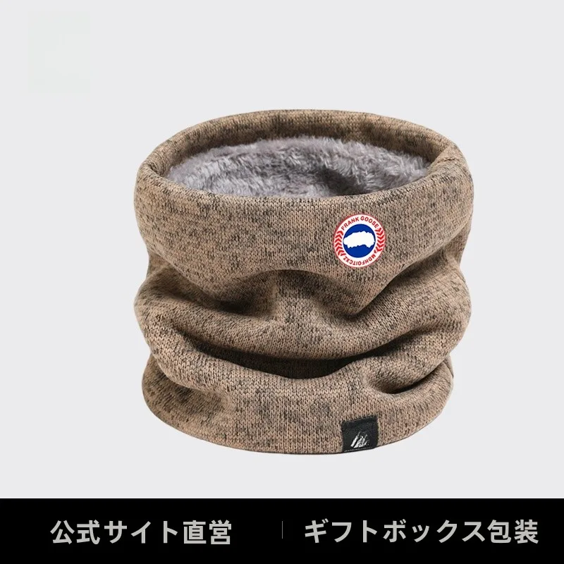 フランクグース-レディース-フリース裏地付き-厚手ネックウォーマー-秋冬-多用途-防風-暖かいネックカバー-おしゃれなスカーフアクセサリー